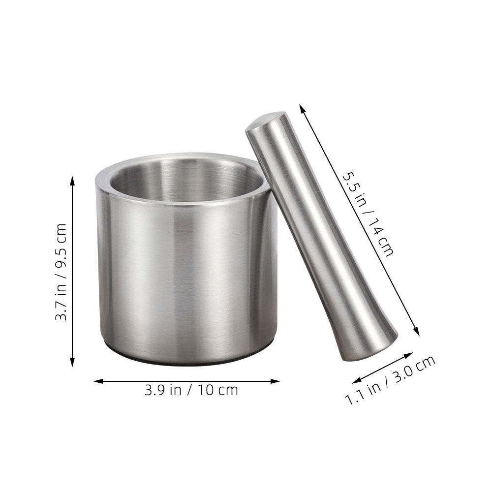 1 Set Edelstahl-Knoblauchmörse – Heavy Equipment Grinder Bewertung und Preis