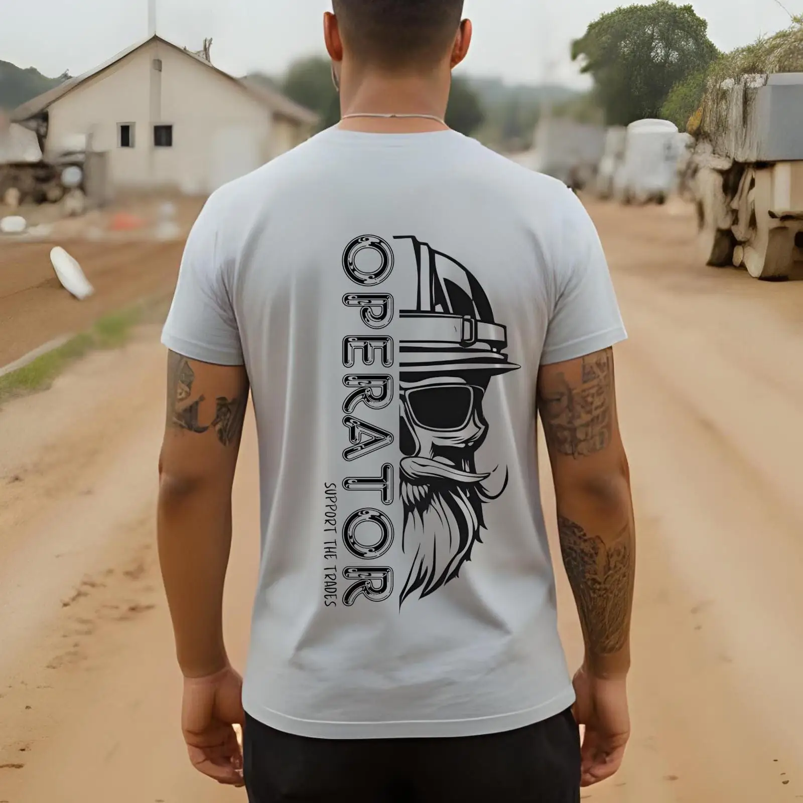T-Shirt für Maschinenbediener, – Heavy Equipment Washing Bewertung und Preis